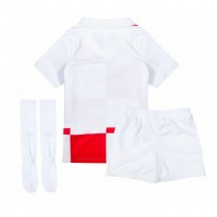 Camiseta Croacia Primera Equipación Replica Eurocopa 2024 para niños mangas cortas (+ Pantalones cortos)
